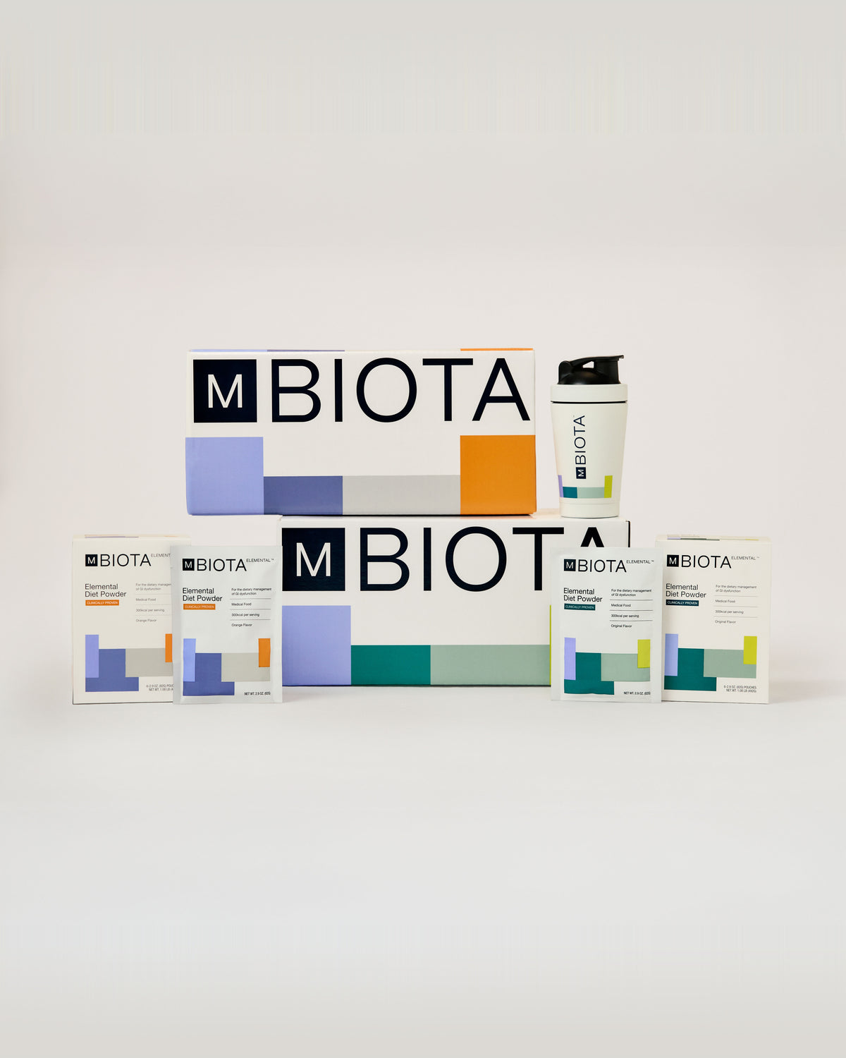 mBIOTA Elemental 2-Week Protocol elemental diet powder – mixed flavor 